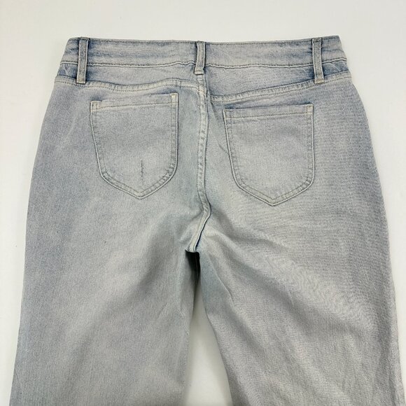 Wild Fable Low Rise Bootcut Button Fly Women's size 8 Light Blue Denim Jeans - Picture 6 of 6
